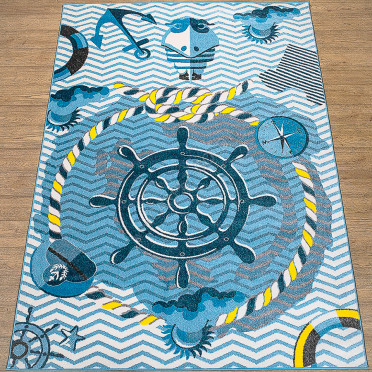 Детский ковер ДИЗАЙН 20722 ЦВЕТ 22088 Фэнси морская тематика