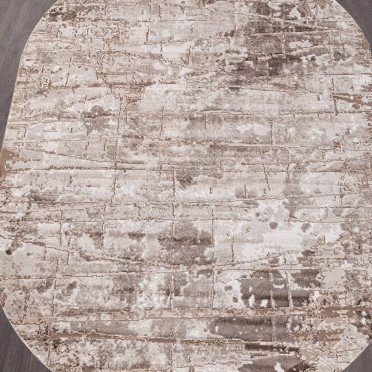 Ковер 03705A - BROWN / BROWN - Овал - коллекция ARMINA