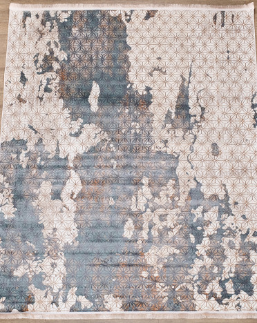 Ковер турецкий 4593A Ascona (Полиэстер, бежевый, кремовый)