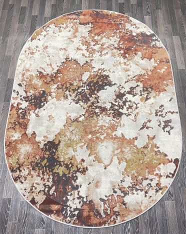 Ковер бельгийский 850075111 Mayumi (Вискоза, разноцветный) овальный