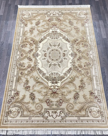 Ковер бельгийский 5107498550 KUNDUZ (Вискоза, бежевый)