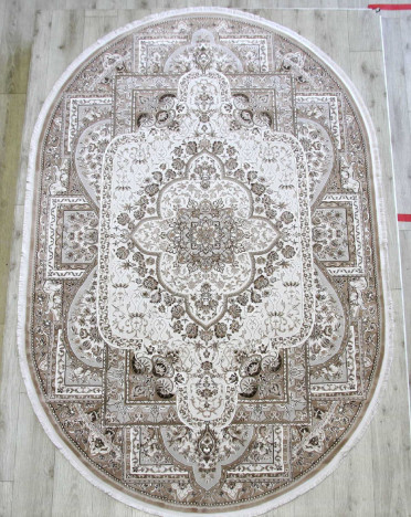 Ковер турецкий 36976X Avangard (полиэстер хит сет, бежевый)