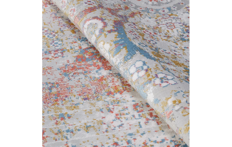 Ковер ДИЗАЙН B111G ЦВЕТ TERRA / PURPLE овал