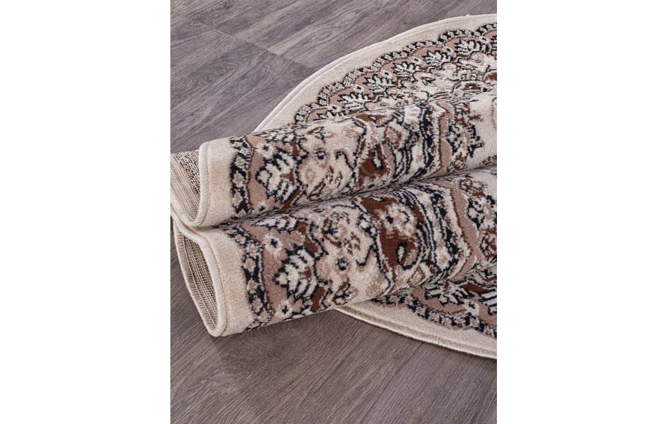 Ковер D504 - BEIGE - Овал - коллекция GAVANA