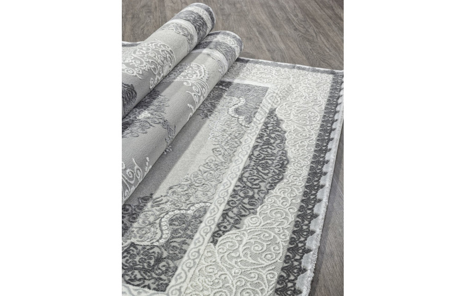 Ковер GL074G - GREY / GREY - Прямоугольник - коллекция NENSI