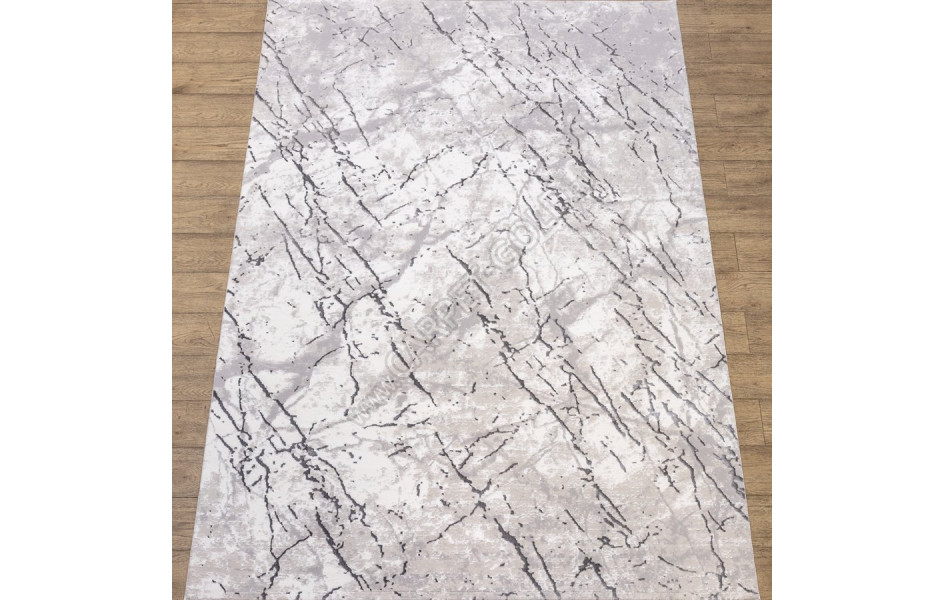 КОВРЫ ДИЗАЙН N901A ЦВЕТ WHITE / GRAY2 Prado