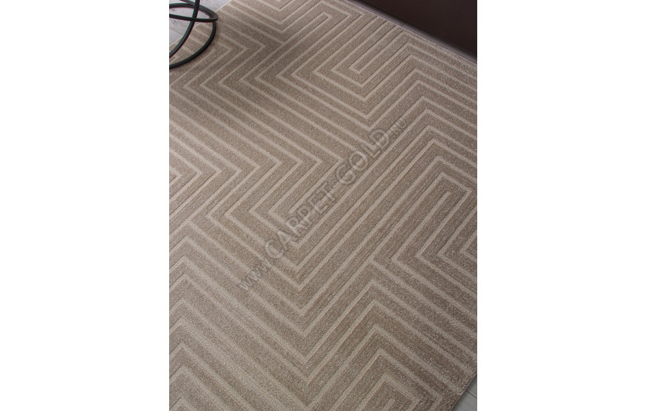 Ковер F412 - LIGHT BEIGE - Прямоугольник - коллекция DIOS