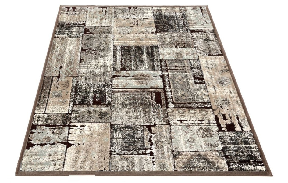 Бельгийский ковер с рисунком в стиле пэчворк Genova 38405 7575 70