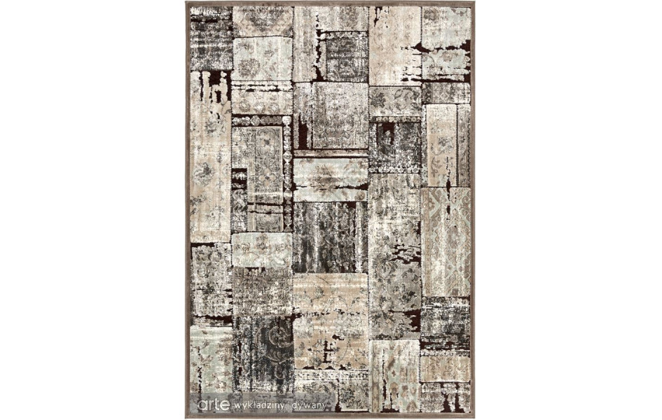 Бельгийский ковер с рисунком в стиле пэчворк Genova 38405 7575 70