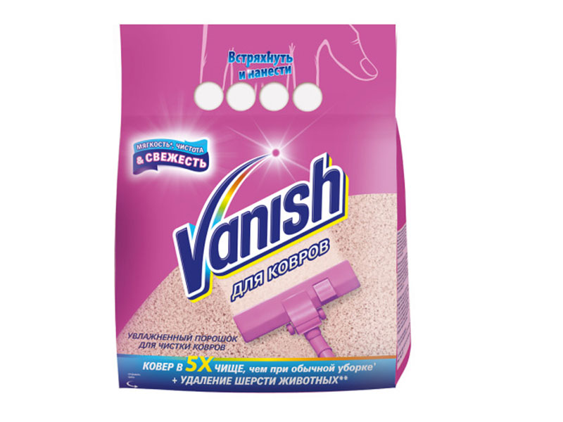 Чистка ковра моющим средством Vanish Oxi Action
